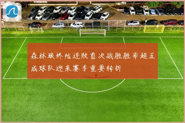 森林狼终结连败首次战胜胜率超五成球队迎来赛季重要转折