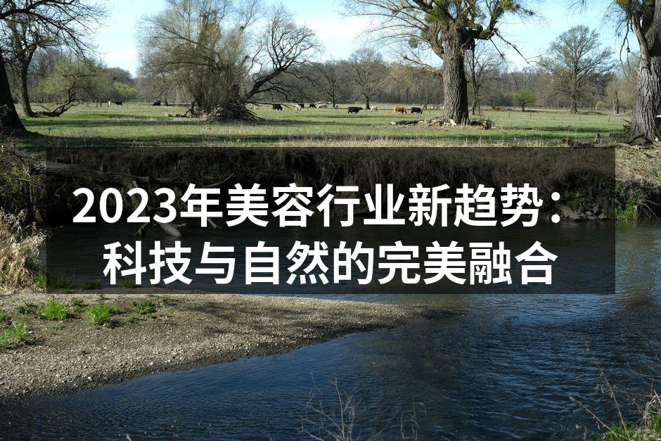 2023年美容行业新趋势：科技与自然的完